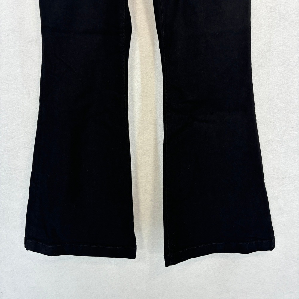 Abercrombie & Fitch The Flare Ultra High Rise Black Jeans Women's 32 / 14 R - Picture 7 of 13